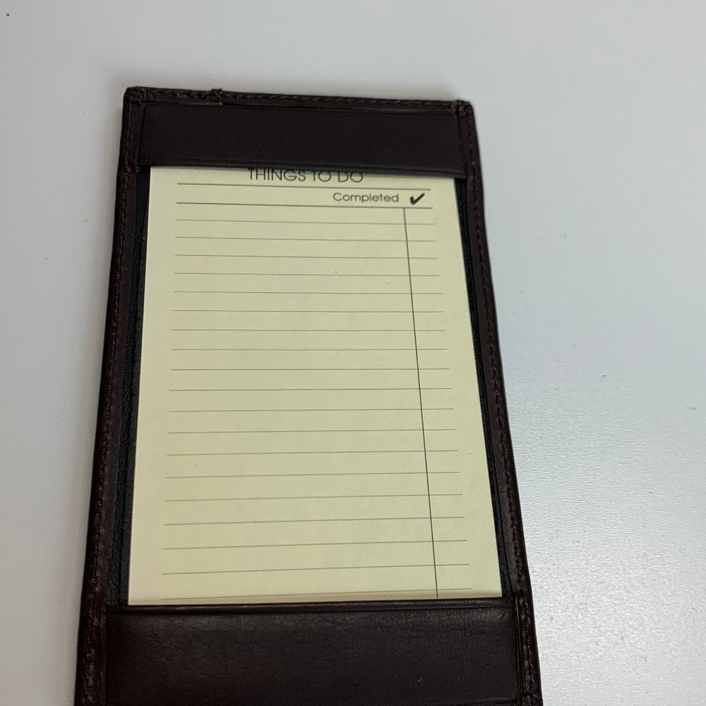 NWT Belton Brown Calf Leather To Do List